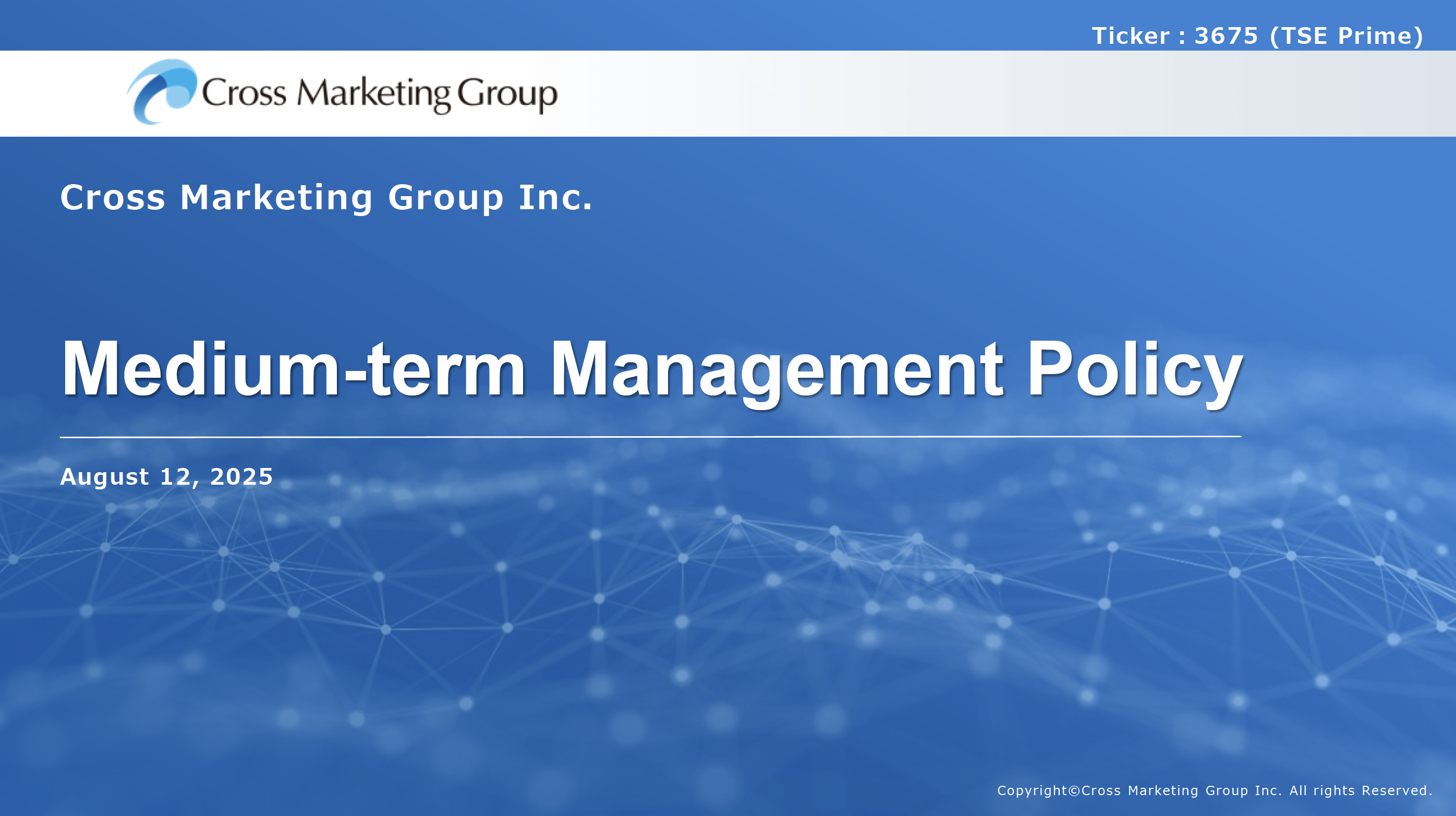 Medium-term management plan